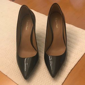 Calvin Klein Gayle Pump Black Patent Heels